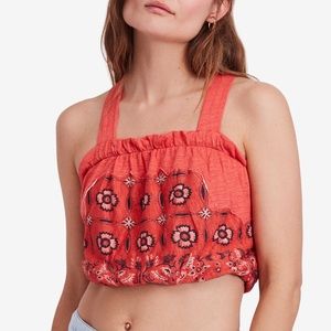 Free People Tops - Free people bubble crop top Free People Tops - Free people bubble crop top